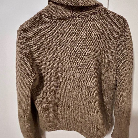 Ralph Lauren Textured Brown Women's Blazer - Picture 5 of 5